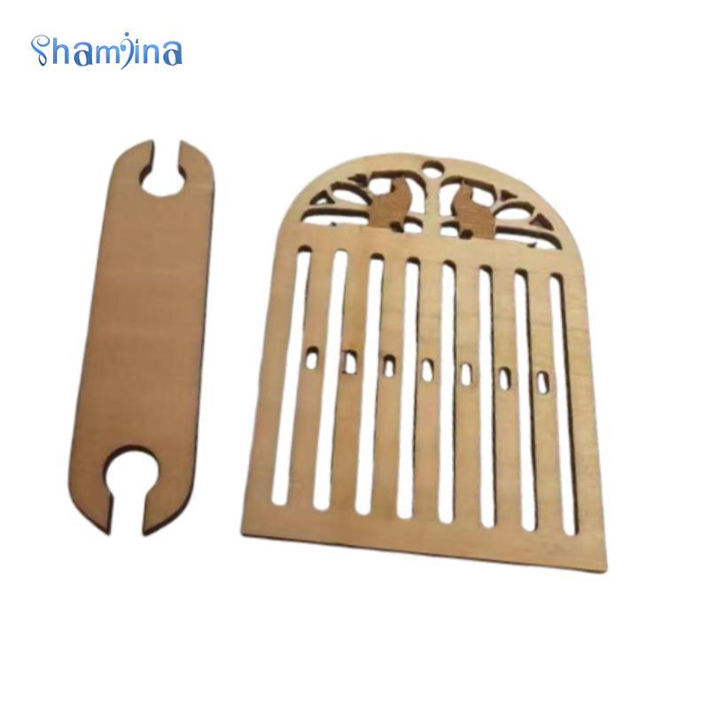 Cứng Huddle Backstrap Loom Kit cho Bandweaving Di động Dễ dàng sử dụng Bộ bảng đan tay cho khăn quàn