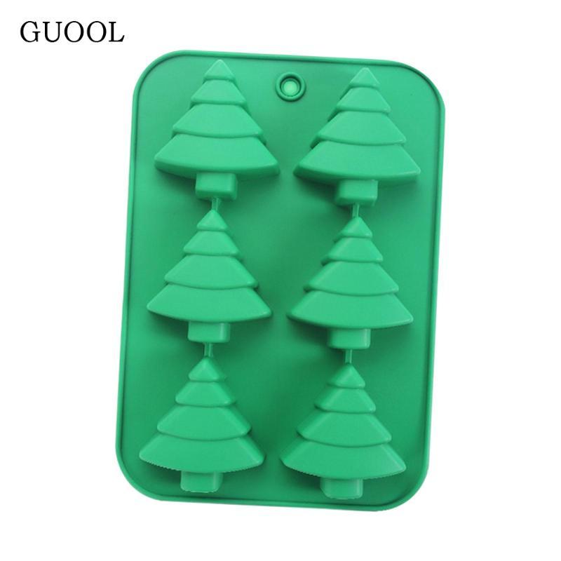 Cây Giáng Sinh Khuôn Silicon Cây Giáng Sinh Khuôn Bánh Quy Cho Brownies Cupcakes