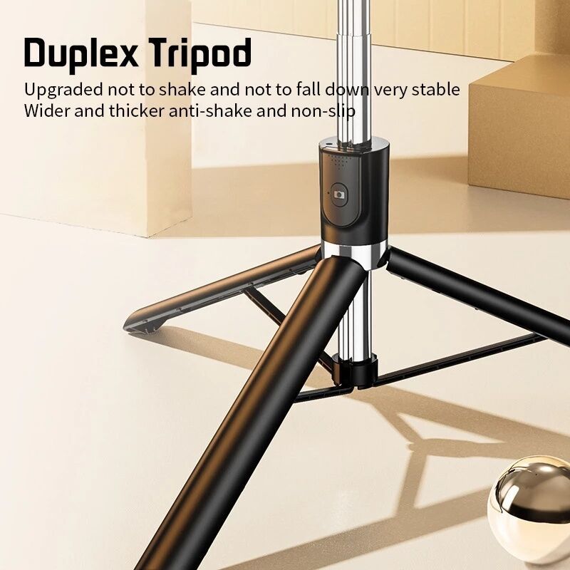 Gậy chụp ảnh tự sướng Selfie 3 chân,cầm tay,1M7 điều khiển từ xa có đèn Tripod chụp ảnh livestream | BigBuy360 - bigbuy360.vn