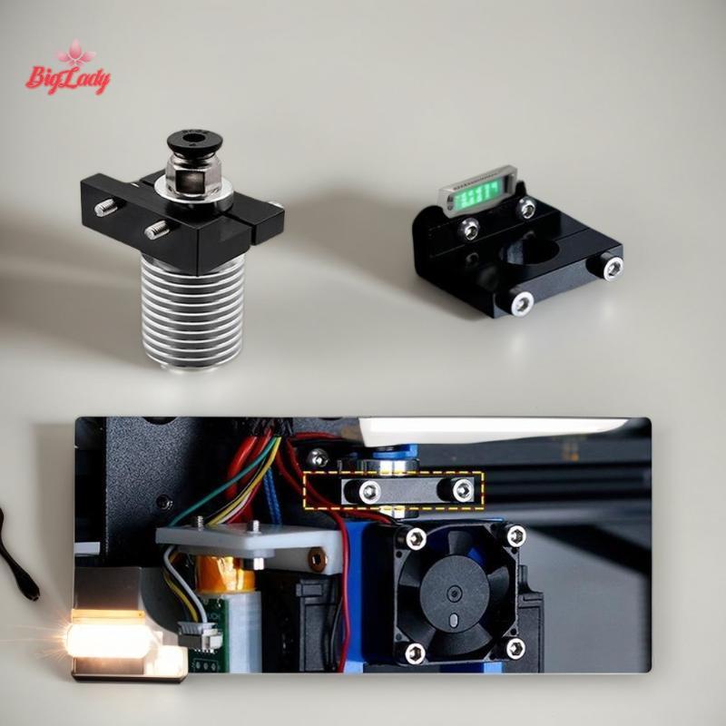 Biglady E3-V6 Hotend Khối cố định V6 Giá đỡ tản nhiệt cho phụ kiện máy in 3D Lắp ráp máy đùn mới