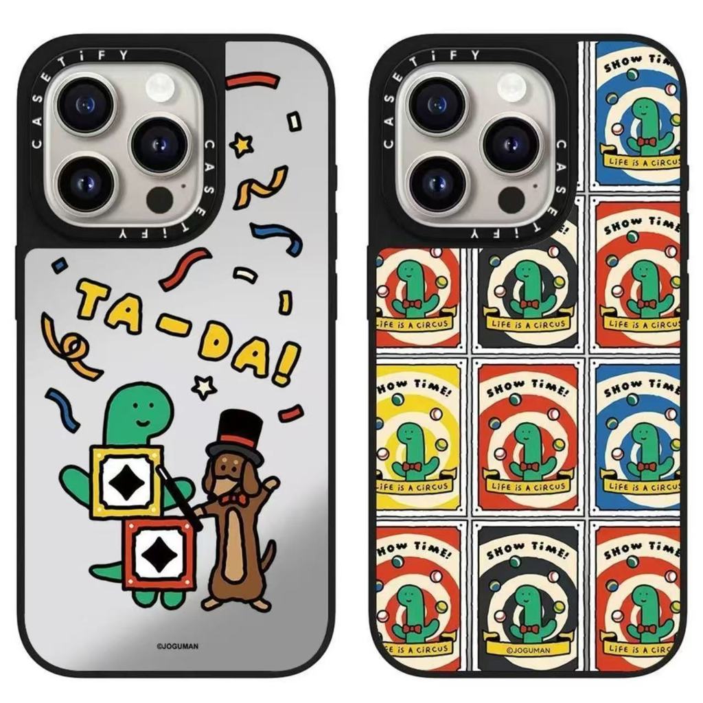 Vỏ Gương Công Viên Xiếc Hoạt Hình Cho iPhone 17 AIR 16 Pro max 15 14 Promax 13 mini 12 11 XS XR XSMA