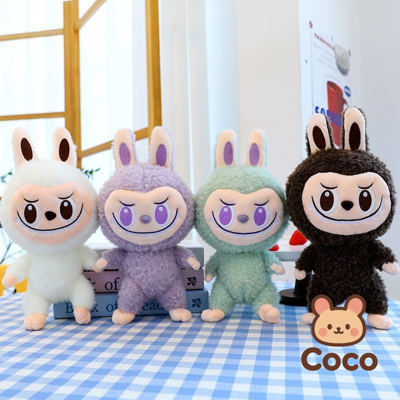 Spike Price Spike Price Spike Price Dễ thương labubububu Đồ chơi sang trọng Miệng lớn Búp bê khỉ Sán