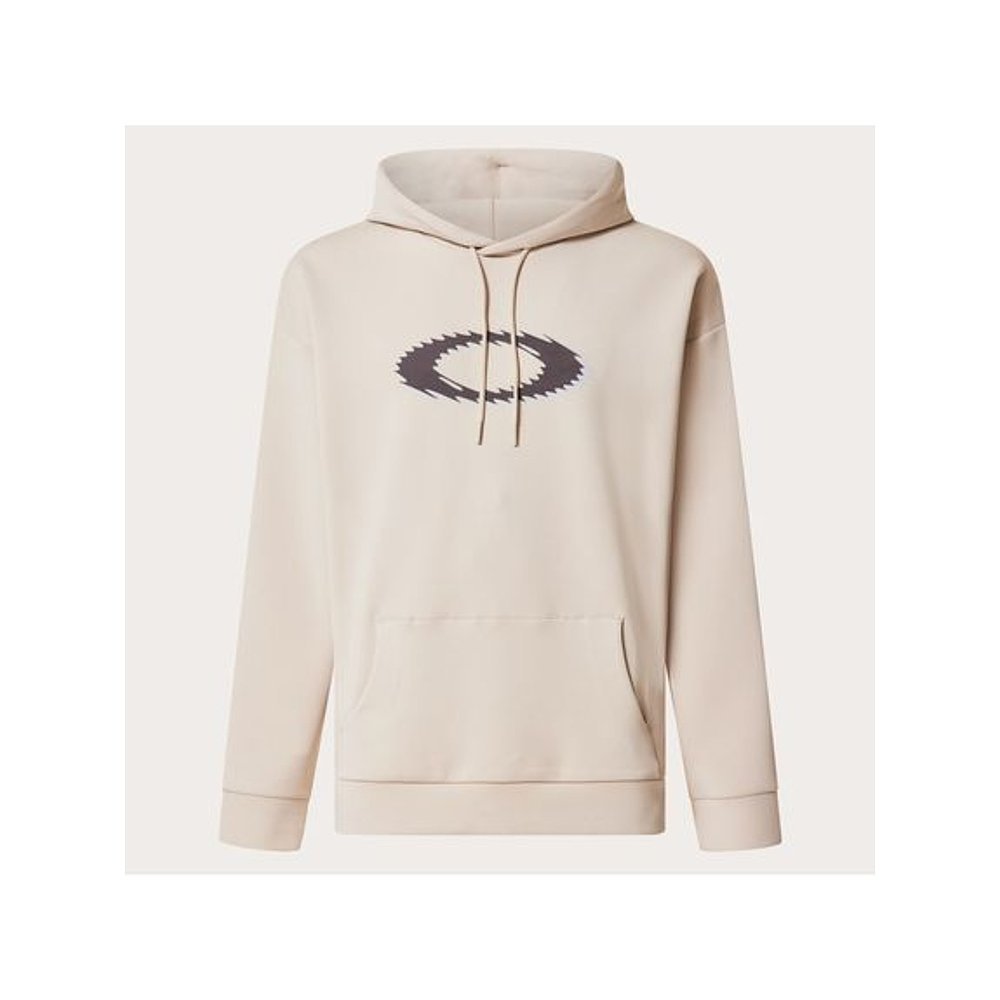 OAKLEY Vest nam vintage họa tiết ziczac và hình tròn in logo, thiết kế rộng rãi có mũ trùm đầu, phù 