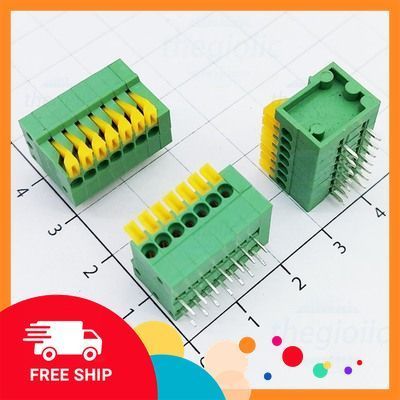 [2 Cái]- KF141-2.54-7-R Terminal Block 7 Tiếp Điểm Cắm Dây Ngang 2.54mm 150V 2A
