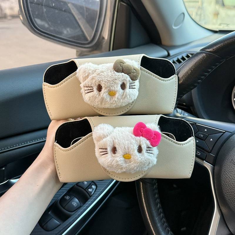 New Car Glasses Case Car Interior Sunglasses Case Storage Sun Visor Cute Glasses Clip High Sense Sto