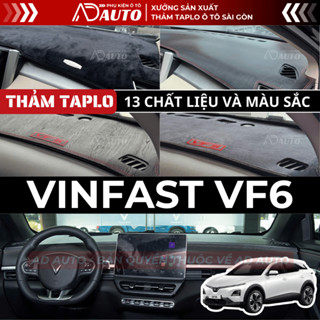 Thảm taplo VINFAST VF6, Thảm Phủ Taplo Ô Tô 13 Chất Liệu Da, Nhung, Chống Nắng, Chống Chói, Bảo Vệ Taplo, AD AUTO