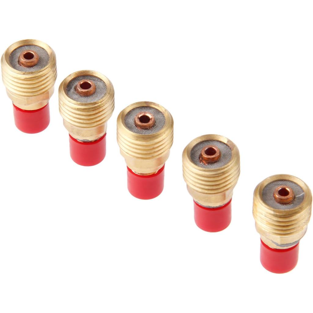 Mtsooning 5 CÁI 45V44 2.4mm (3 / 32 inch) Thân ống kính khí hàn Tig cho đèn pin hàn TIG WP-9 / 20 / 