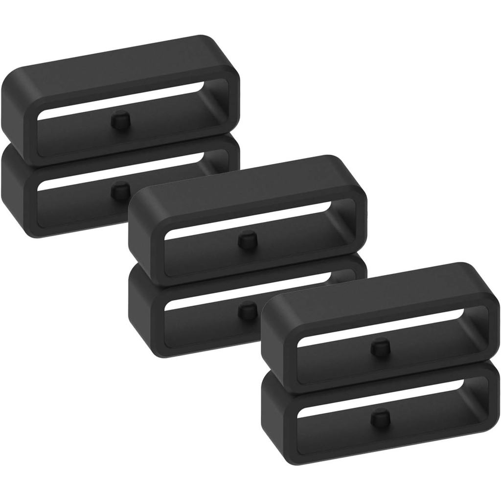 Bộ giữ dây 6 gói RuenTech Tương thích với Vòng dây đeo đồng hồ Invicta, Vòng dây buộc thay thế silic