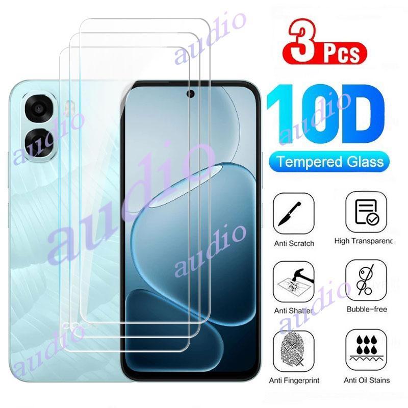 OPPO A6x 5G 3 Miếng Dán Bảo Vệ Màn Hình Kính Cường Lực Cho Oppo A6x A6X OppoA6x 5G 4G Trong Suốt Tro