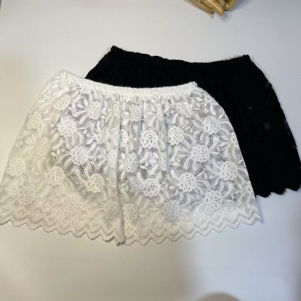 Váy Layer Ren Che Mông Dày, Phong Cách Hàn Quốc