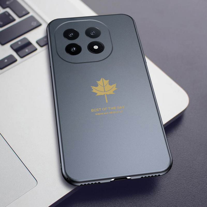 Ốp điện thoại mới Vivo iqoo 15 Ốp lưng silicon mềm hình lá phong cho ốp lưng Vivo iqoo 15