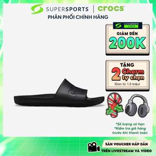  Dép Quai Ngang Unisex Crocs Classic - 210088-001 ADS02 LS100 