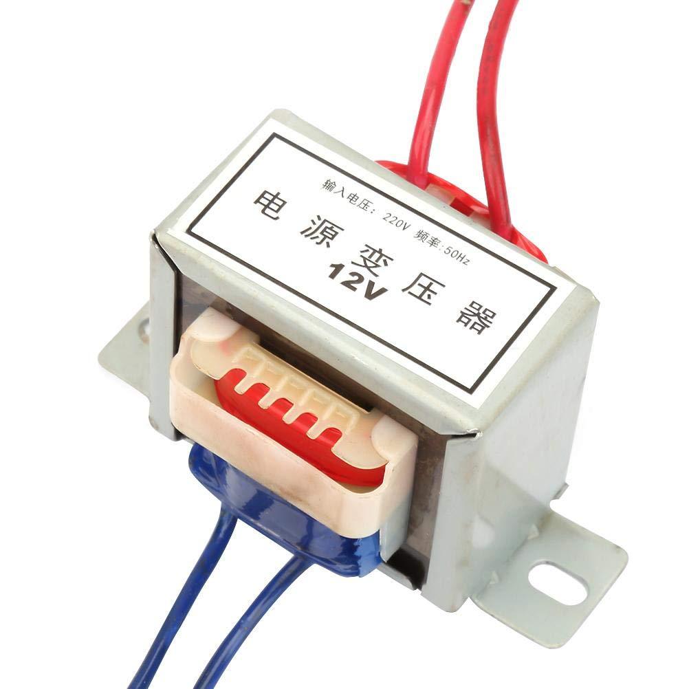 Máy biến áp điện đơn, Máy biến áp điện AC 220V sang AC 12V / 24V Máy biến áp điện tử 10W 50Hz (12V)