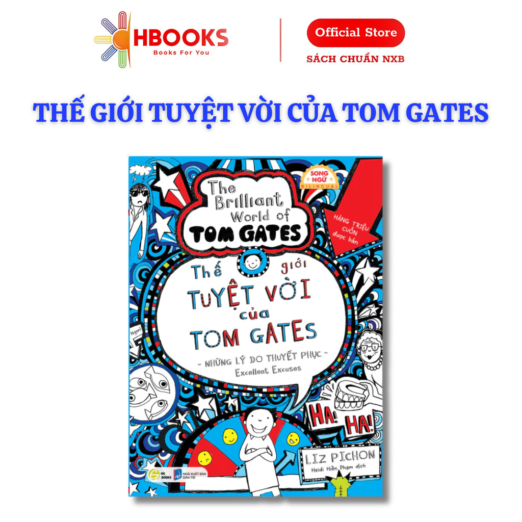 Thế Giới Tuyệt Vời Của Tom Gates - Tập 2 Bản Song Ngữ - HG books