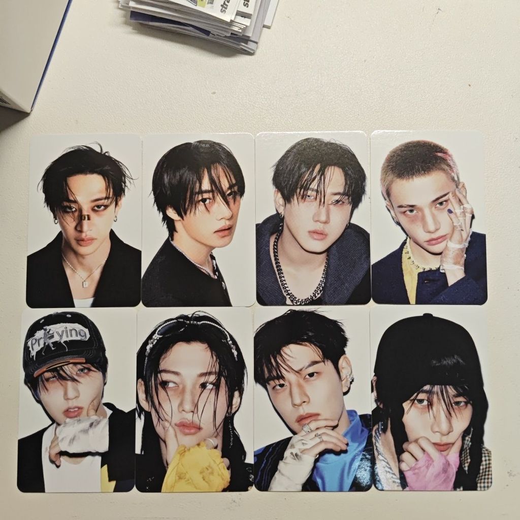 Straykids chính thức bốn karma búp bê đặc biệt cố định thẻ một bộ skzoo chính thức chính hãng sản ph