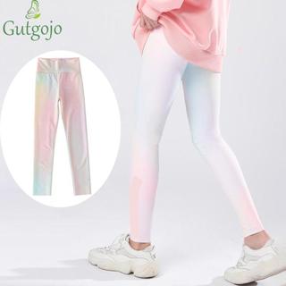 Quần tập Yoga tập thể dục trẻ em GUTGOJO, Quần legging thể thao giảm béo khô nhanh cho bé gái, Tập thể dục liền mạch đàn hồi cao chạy bộ Quần chạy bộ hoạt động