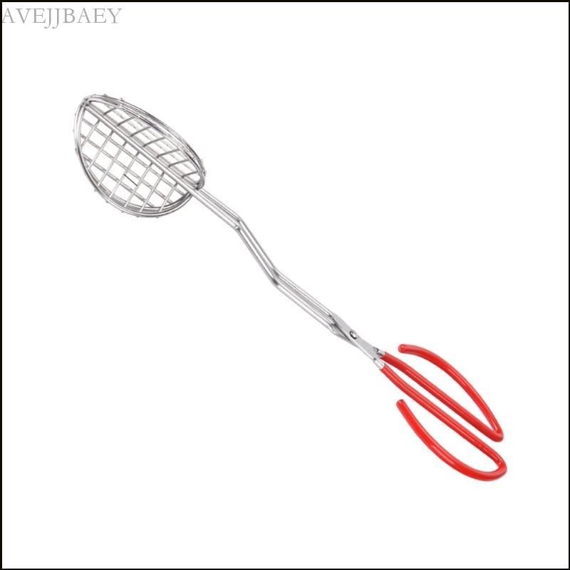 Avejjbaey Bền Tacos Vỏ đúc Lưỡi dễ sử dụng Kìm vỏ Tacos Thép không gỉ Tay cầm dài Lưỡi cho Fr an toà