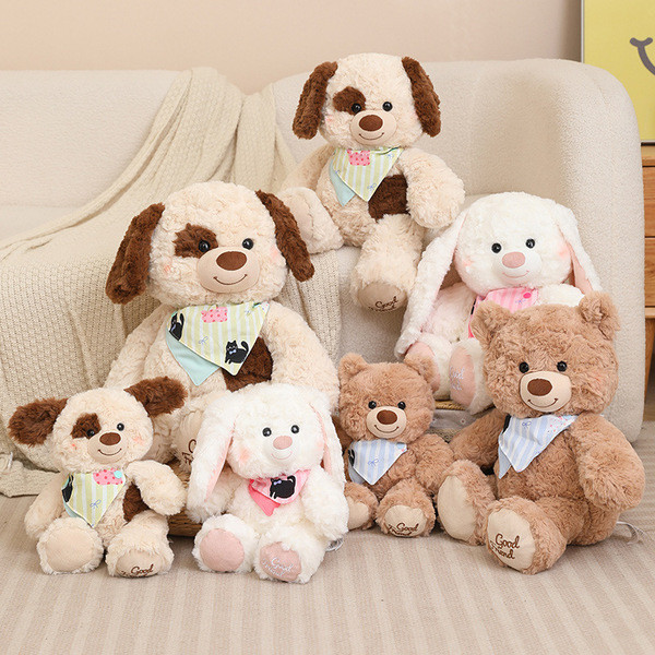 mini teddy bears cute teddy bears Dễ Thương Chúc Ngủ Yếm Happy Team Búp Bê Gấu Đồ Chơi Sang Trọng Th