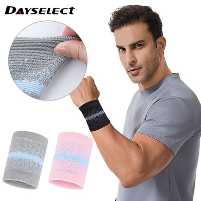 DAYSELECT - Miếng thể thao mỏng thoáng khí, thấm hút mồ hôi, chống rơi cổ tay