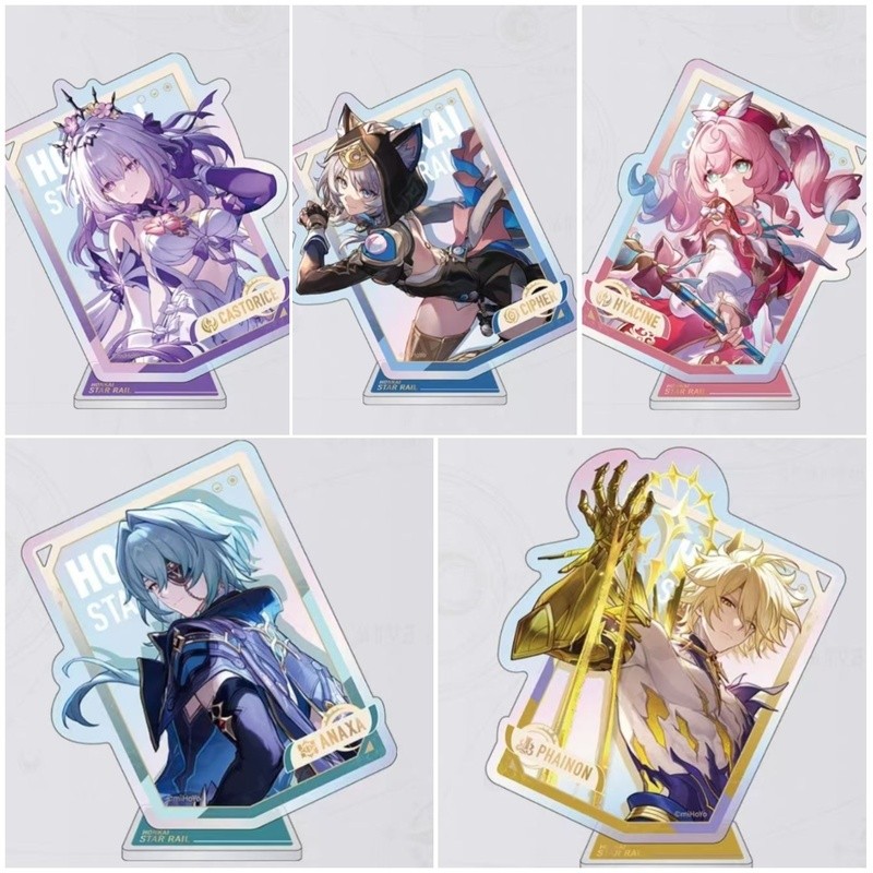 5 Miếng Trò Chơi t NeiKos496 Castorice Anaxa Hyacinthia Cifera Acrylic Hình Đứng Mẫu Tấm Trang Trí B