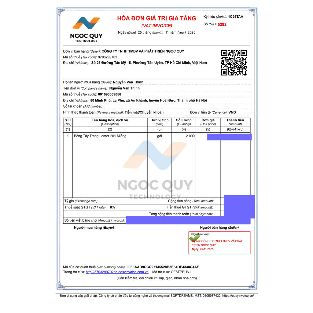 Bông Tẩy Trang Lamer 201, Bông Lamer 201 Miếng, Bông Tẩy Trang Lamer Chính Hãng 100% Cotton | BigBuy360 - bigbuy360.vn