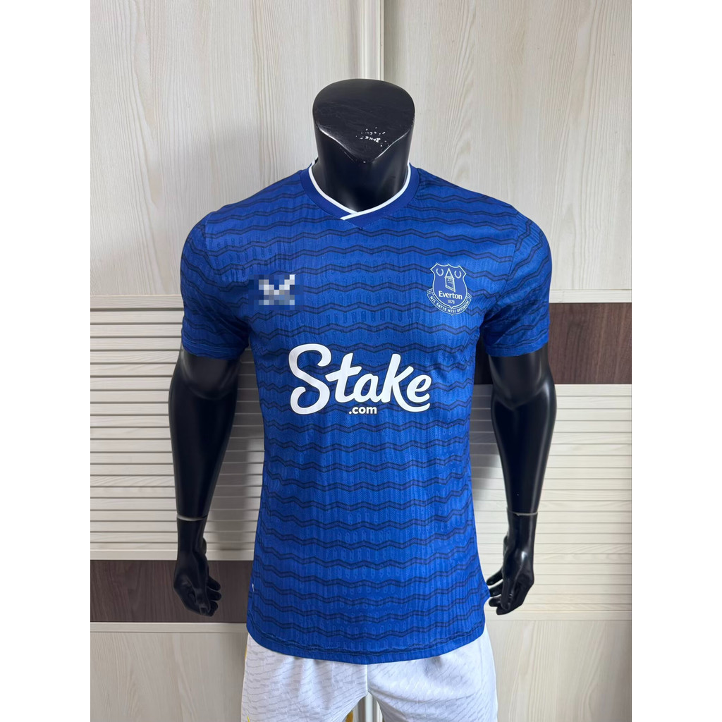 Áo bóng đá gia đình Everton F.C., áo thun ngắn tay thể thao phiên bản mới