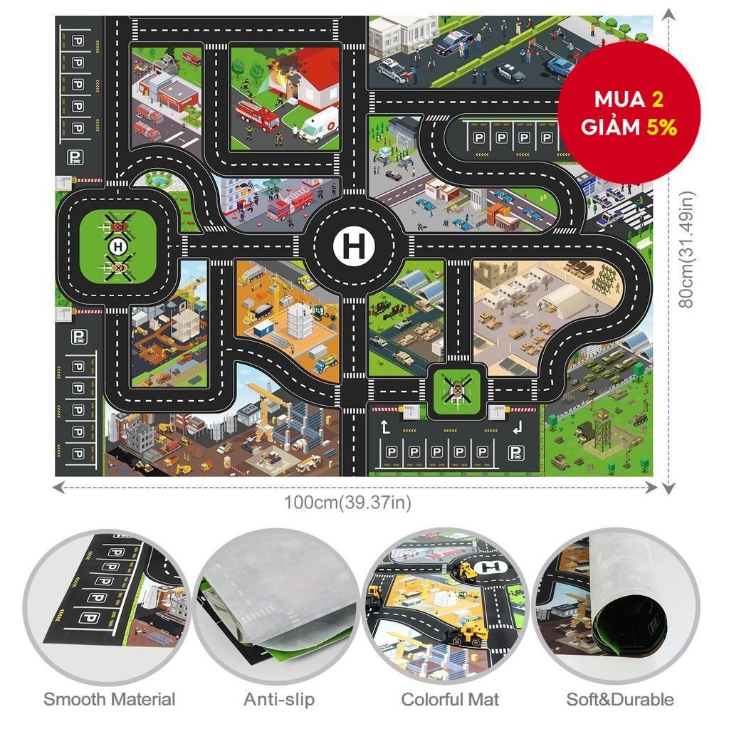 Gợi ý các mẫu thảm xe ô tô đồ chơi cho bé và gia đình
