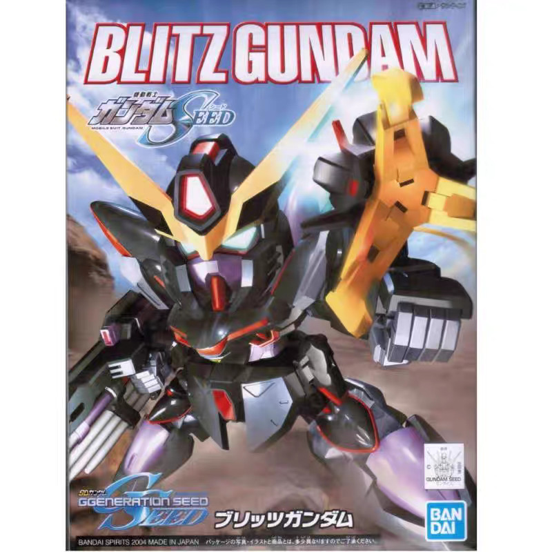Hàng sẵn có Bandai BB Warrior SD Gundam SEED BB264 Thunder Flashing Lightning Gundam BLITZ