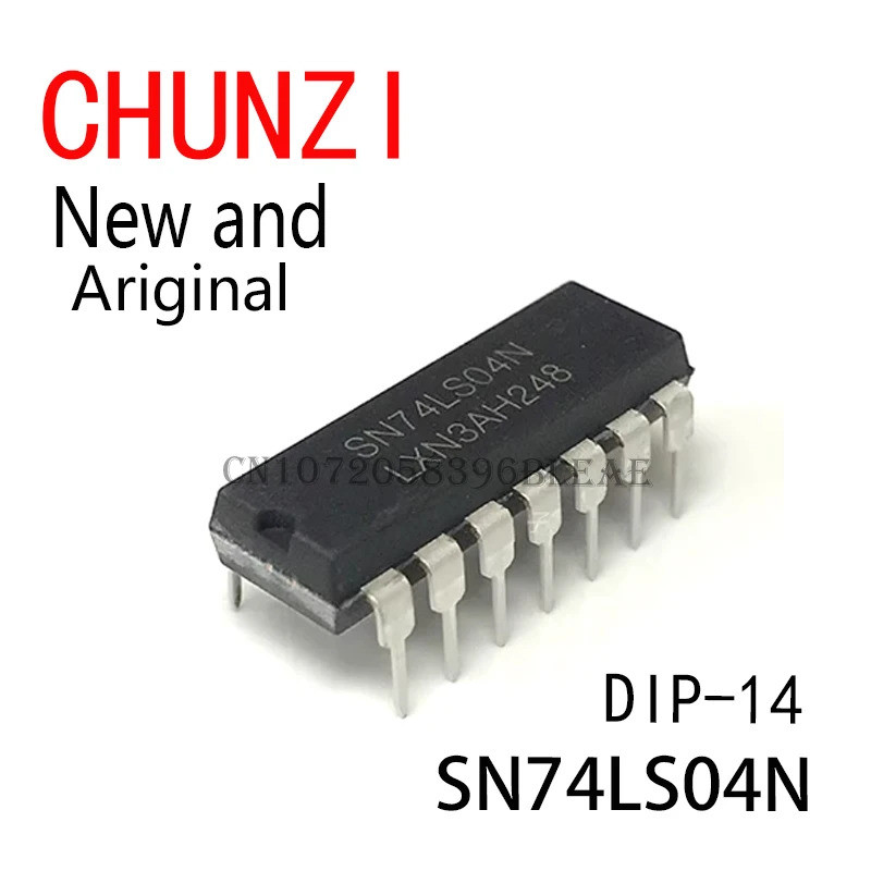 10 Chiếc IC Tích Hợp Mới Và Chính Hãng 74LS04 74LS04N SN74LS04 DIP-14 SN74LS04N Còn Hàng PBDR