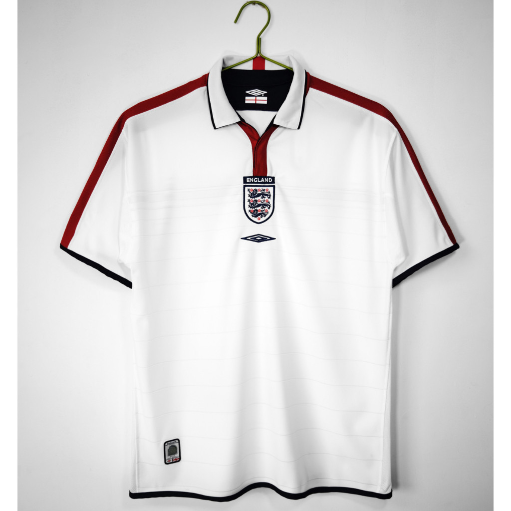#ENG 04 Sân nhà Retro Soccer Jersey Bóng đá #Beckham #Rooney #Gerrard