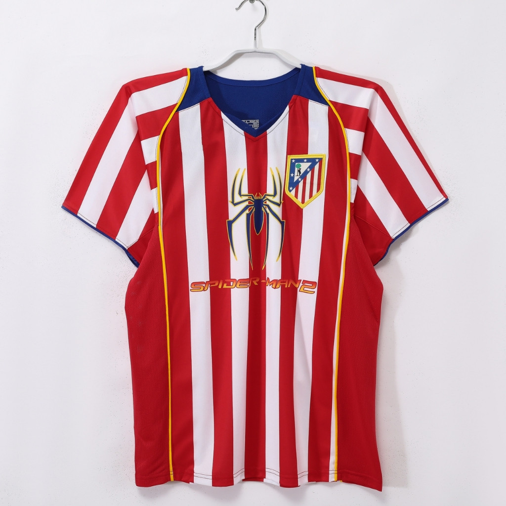 Áo bóng đá retro Atletico Madrid phiên bản sân nhà và sân khách, mẫu Fernando Torres