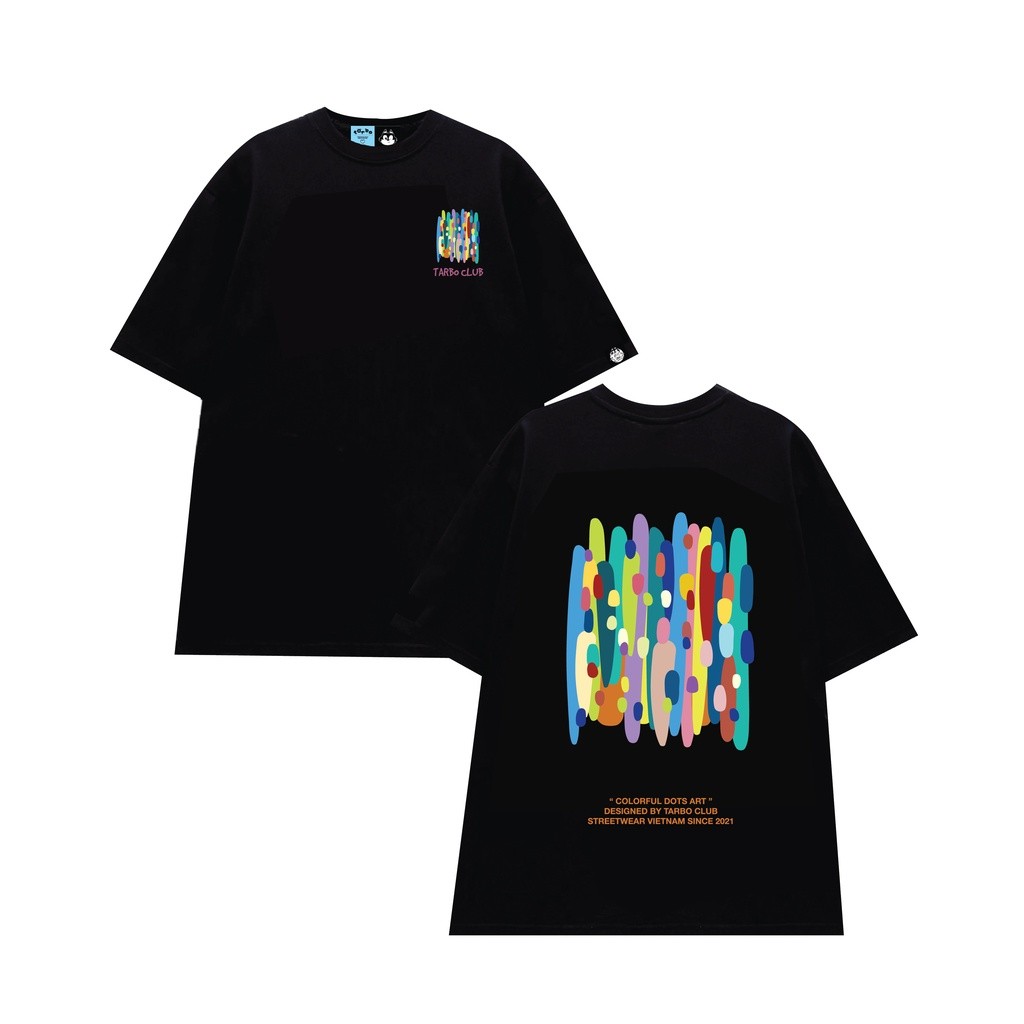 TEE COLOFUL DOTS ÁO THUN COTTON TAY NGẮN OUTFIT NAM NỮ UNISEX - Local Brand TarboClub