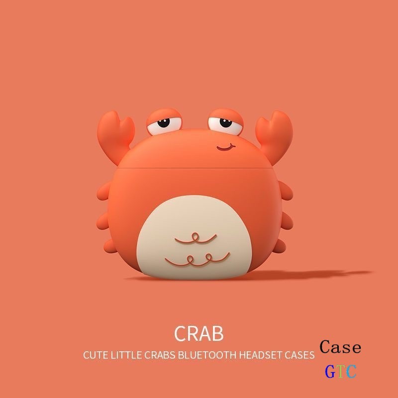 GTC Cho GOOJODOQ J201 J206 J228 J229 Vỏ Tai Nghe Cá Tính Họa Tiết Cua