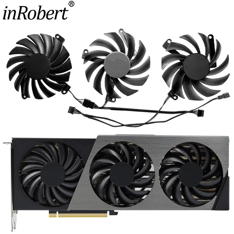 Dành Cho INNO3D GeForce RTX 4070 Ti 4070 X3 OC Quạt Card Video 85MM CF-12910S CF-12915S RTX4070Ti RT