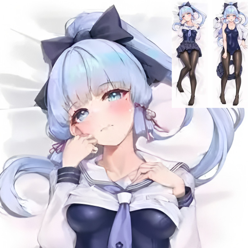 Anime Dakimakura Body Gối Genshin Impact Kamisato Ayaka Vỏ Gối Gợi Cảm 50X150