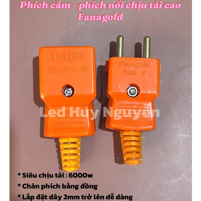 Phích cắm , Phích nối siêu chịu tải 6000W chống cháy.