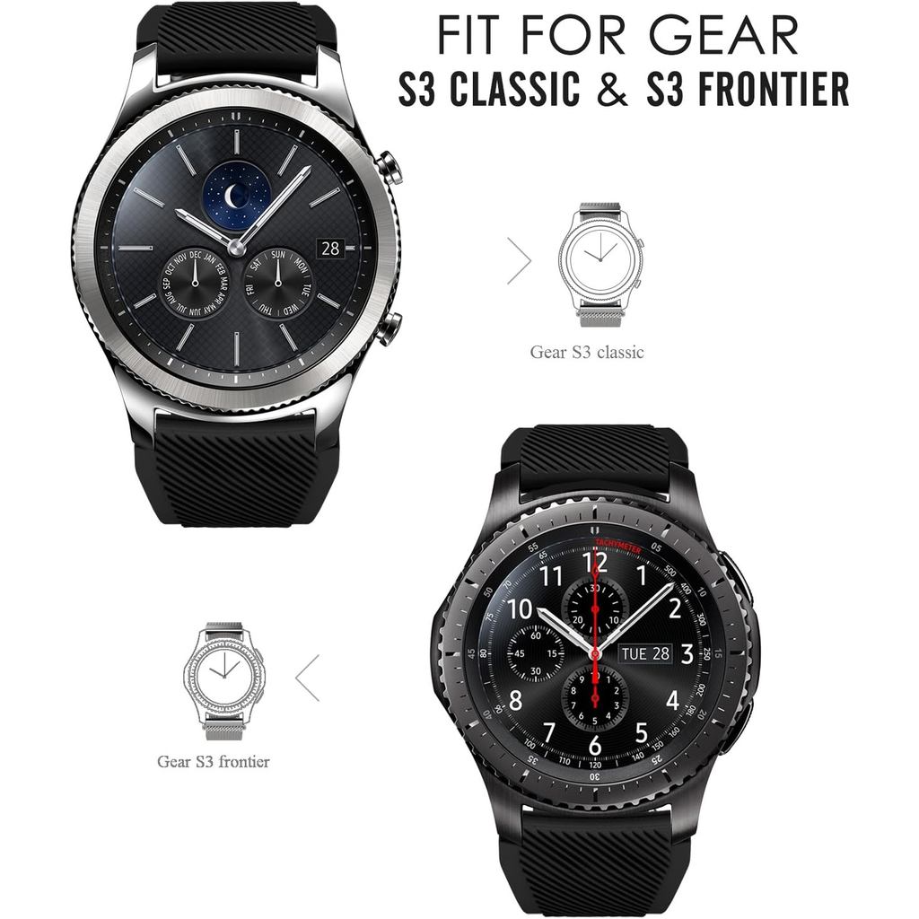 Dây đeo MoKo Tương thích với Samsung Galaxy Watch 3 45mm / Gear S3 Frontier / Classic / Galaxy Watch