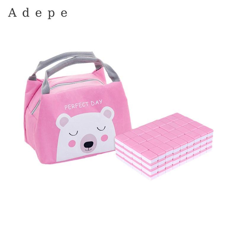 Adpe Travel Mini Mahjong Set Du Lịch Mini Mahjong Di Động Giải Trí Thời Gian Trò Chơi Với 144 Gạch T