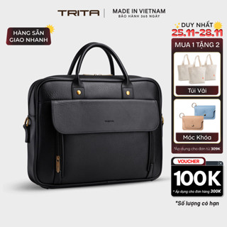  Cặp công sở Trita  Thời trang nam - Cặp da TCA6  Bagsmart 