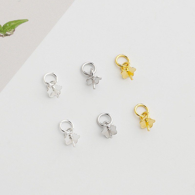 Giá đỡ mặt dây chuyền mạ vàng bạc S925 pe S925