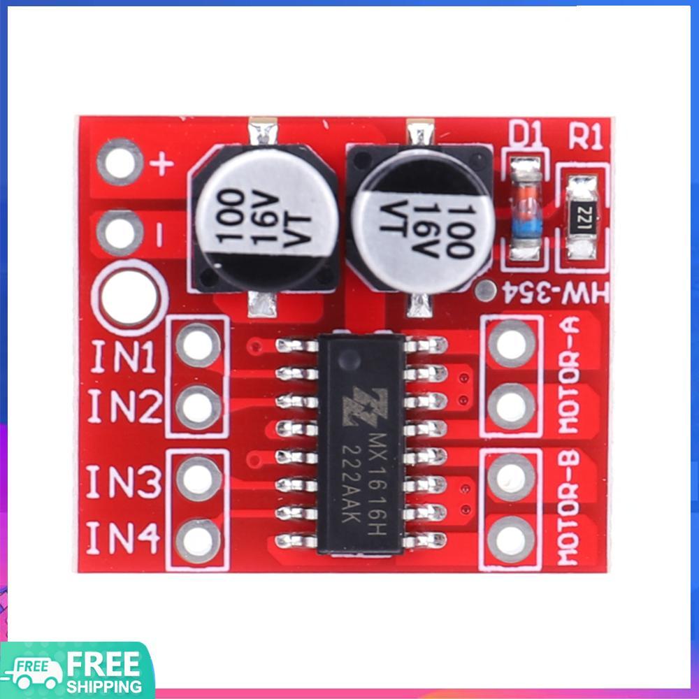 L298N Dual Stepper Motor Drive Module Dual H Bridge Mini Dual Stepper Motor Development Board 2.5A H