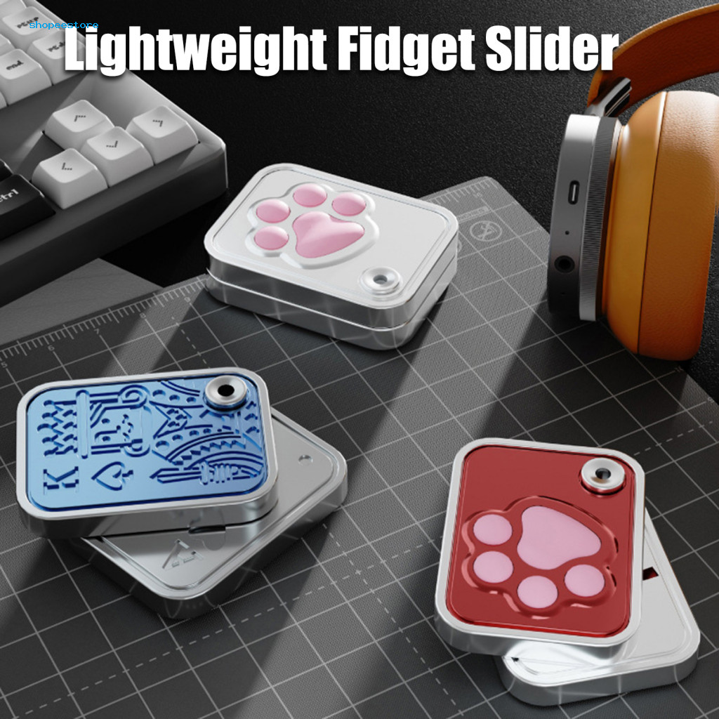 Shopeestore| Đồ chơi Fidget du lịch Mini Fidget Spinner Cat Paw Fidget Slider Toy – Di động Giảm căn