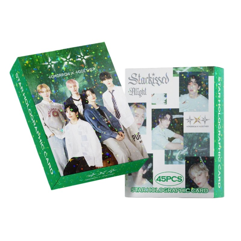 45 Chiếc Starkissed STRAY KIDS Ngôi Sao Ba Chiều Lomo Thẻ JUNG KOOK ATEEZ Hành Động CHANGBIN LEEKNOW