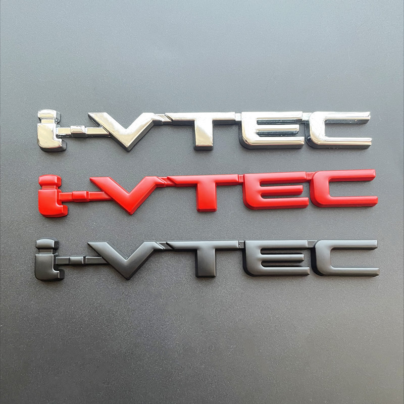 3d Kim Loại IVTEC Logo Kim Loại Xe Chữ Cái Biểu Tượng Huy Hiệu Đề Can Dán Cho Xe Honda Accord Civic 
