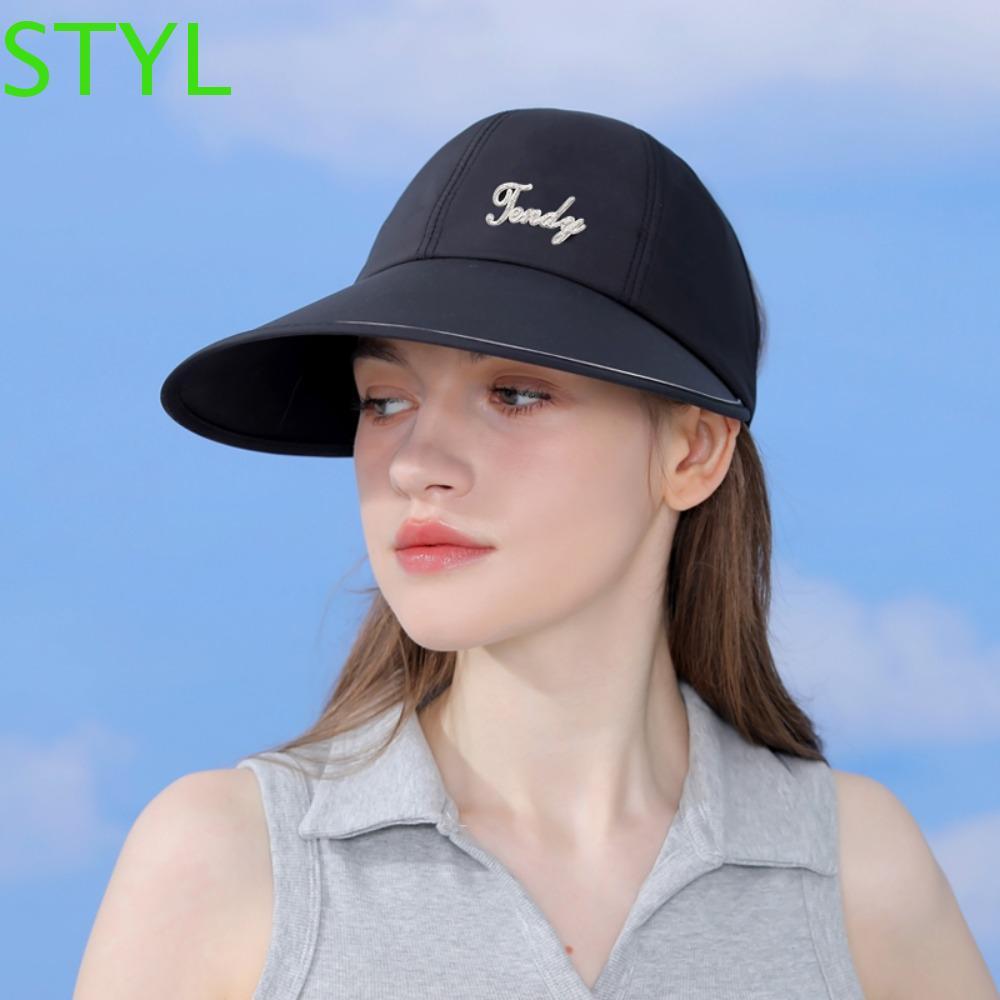 Mũ bóng chày chống nắng vành rộng cho nữ, chống tia UV, dễ dàng điều chỉnh, nhanh khô - Perfect for 