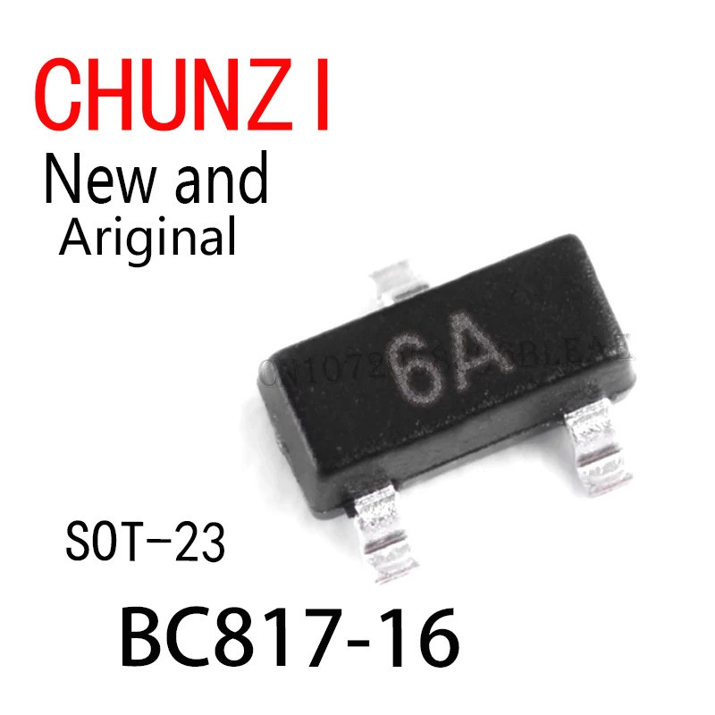 100 Chiếc Mới Và Chính Hãng SMD BC817 6A SMD Transistor SOT-23 BC817-16 Còn Hàng 1EHW