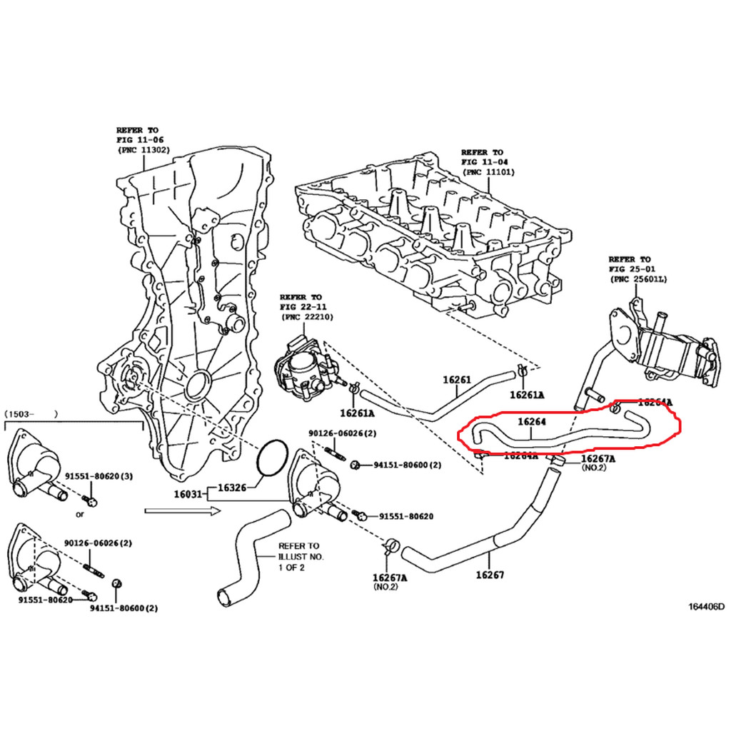 Bên Ống Cao Su Bỏ Qua LEXUS CT200h TOYOTA PRIUS 1.8 Hybrid 2008-2015 2ZR-FXE 1.8