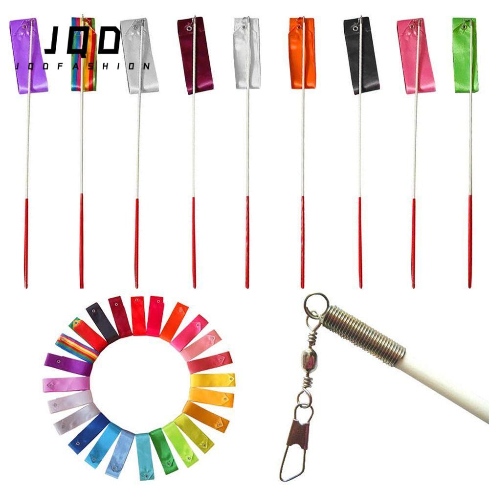 JQD Dance Ribbon 4 mét Nghệ thuật Tập thể dục Gậy Đồ chơi trẻ em Nhảy múa