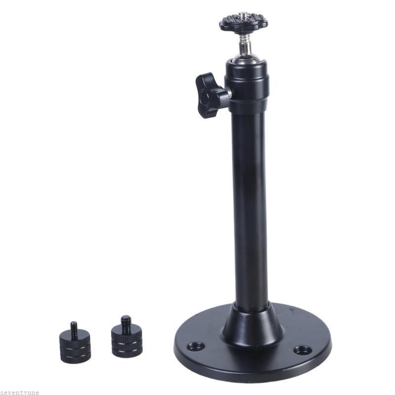 Giá đỡ treo tường trần máy chiếu nhỏ có thể điều chỉnh SV 360°Xoay 11Lbs Tải Đen