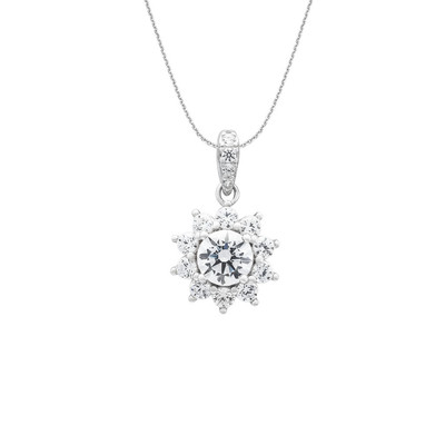 Mặt dây chuyền Bạc đính đá PNJSilver XMXMW060085